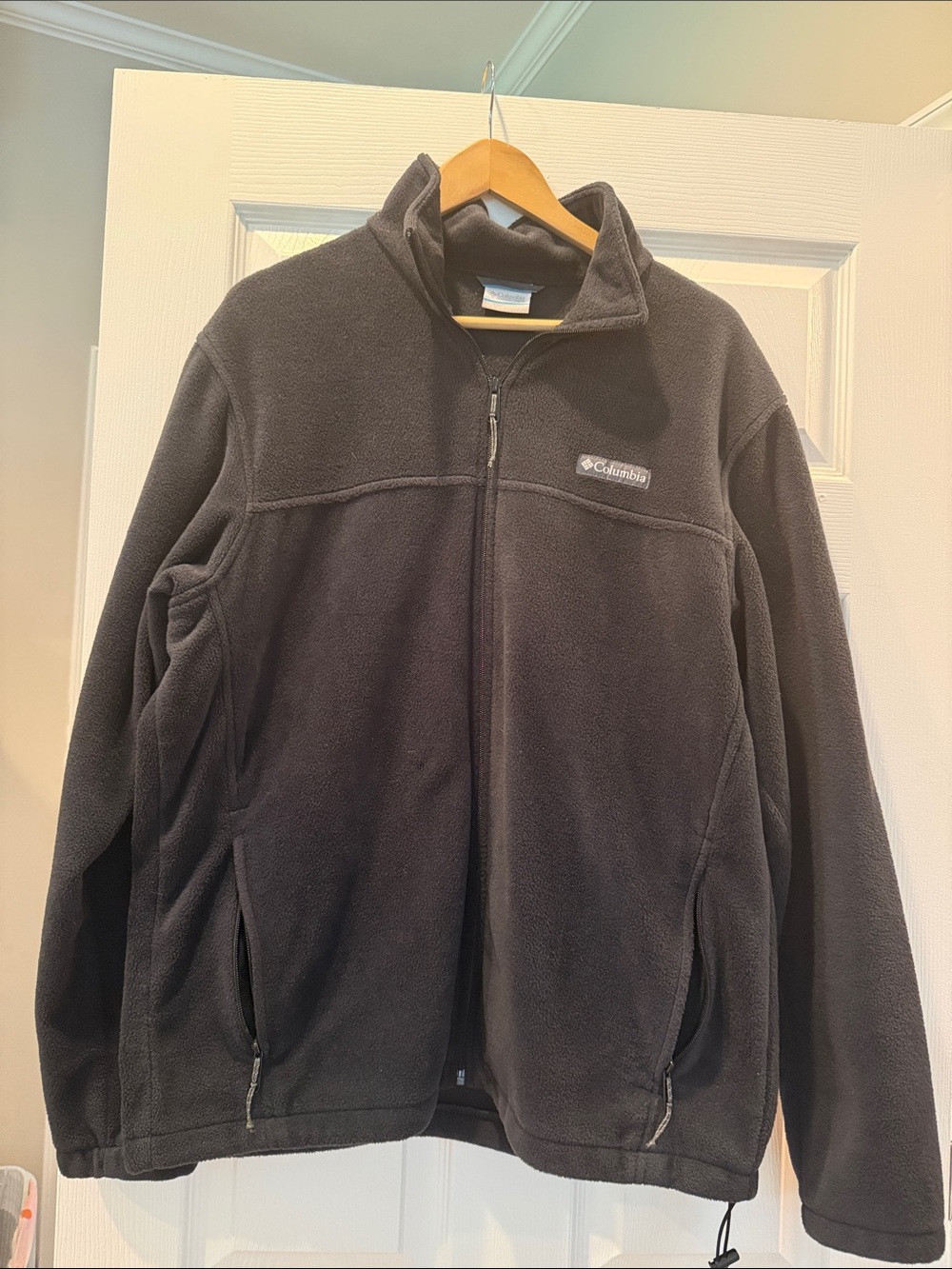 Columbia Men's Black Full-Zip Fleece Jacket